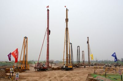 市中醫醫院門診住院綜合樓項目開啟樁基施工 基礎設施建設穩步推進